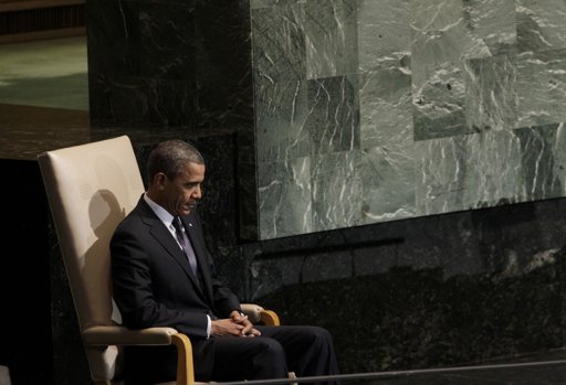Barack Obama, mardi, à l'ONU (New York)