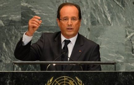 François Hollande, mardi, à l'ONU (New York)