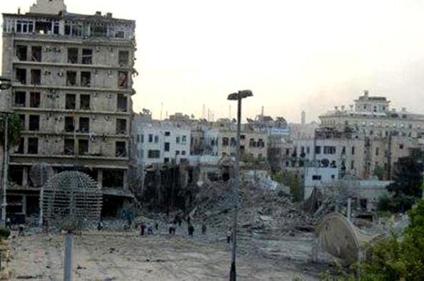 La Place de Saad Allah al-Jabri , après les attentats