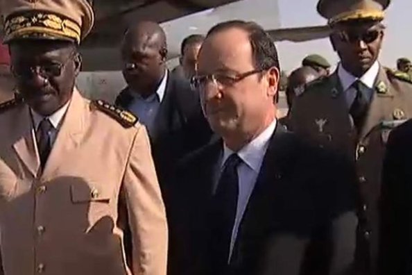 Hollande au Mali /© Capture I>télé