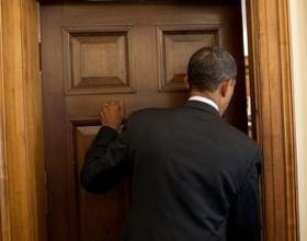 Obama-door