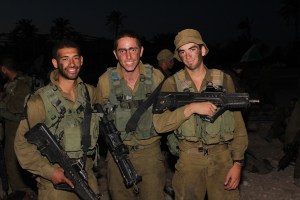 Trois soldats de Tsahal